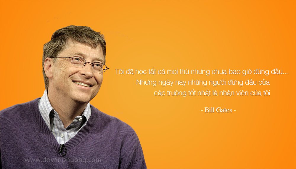 Những câu nói hay nhất của Bill Gates