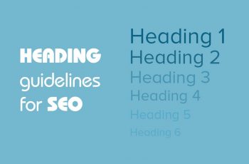 Heading guidelines for SEO
