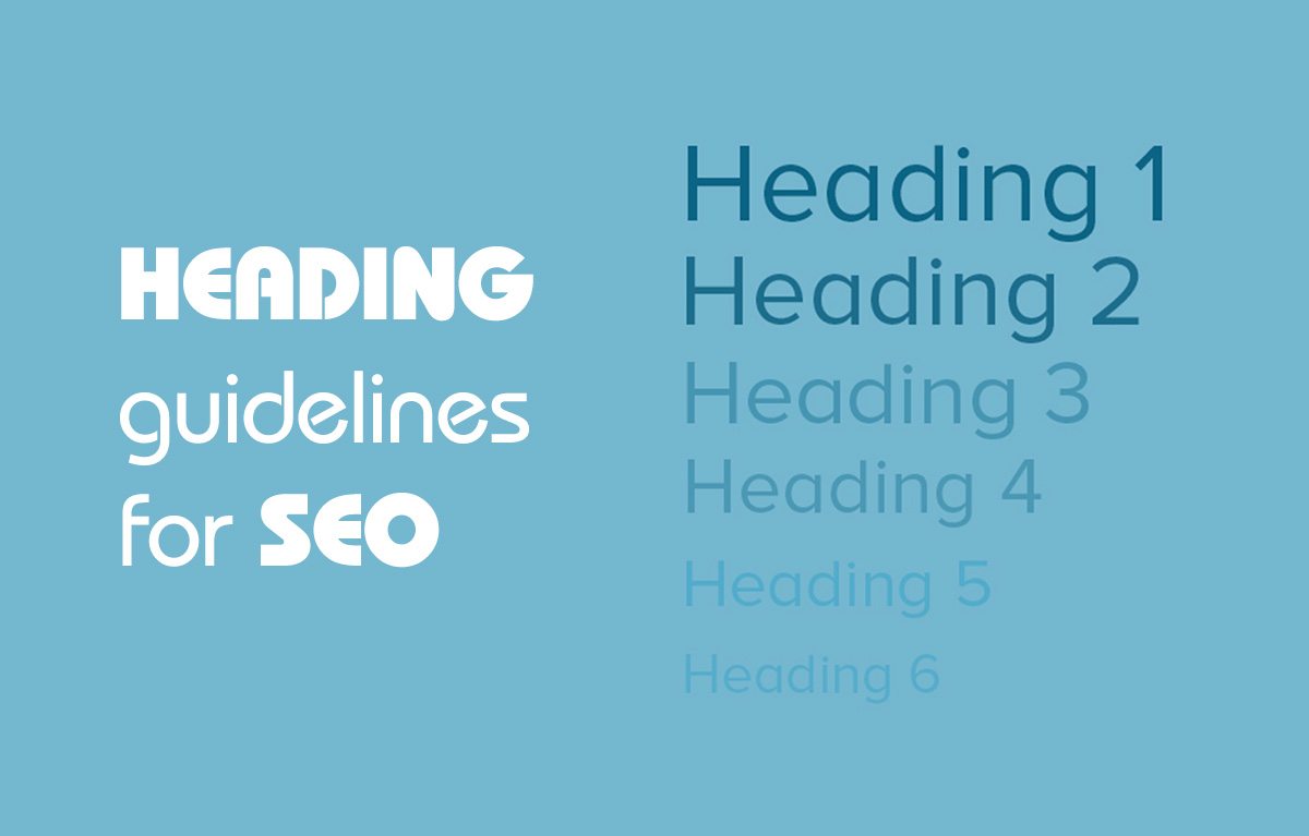 Heading guidelines for SEO