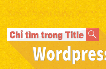 Search in Title Wordpress