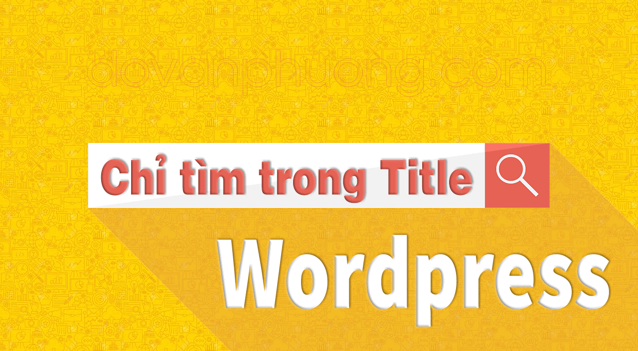 Search in Title Wordpress
