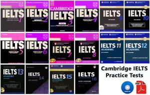 Trọn bộ sách Cambridge IELTS Practice Tests tập 1-16 Full PDF & MP3